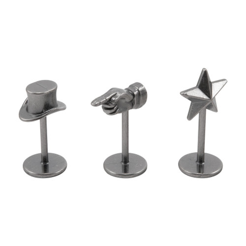 Idea-Ology Metal Adornments 3/Pkg-Figure Stands TH94306