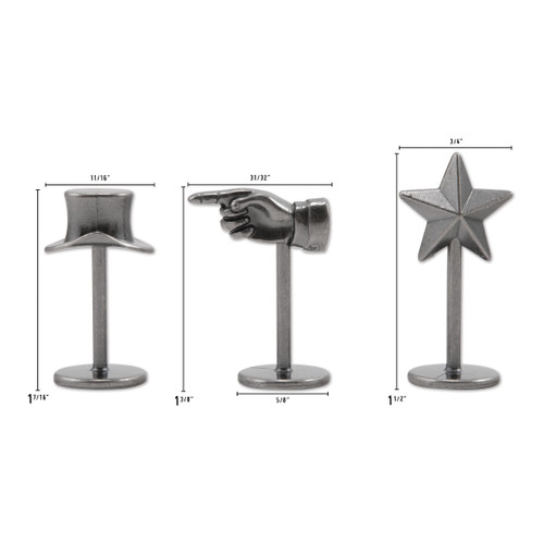 Idea-Ology Metal Adornments 3/Pkg-Figure Stands TH94306