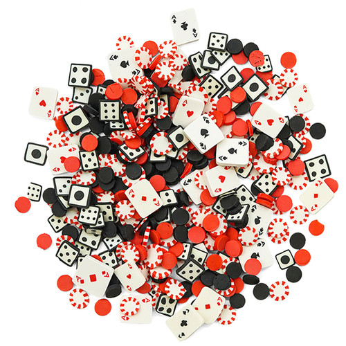 Buttons Galore Sprinkletz Embellishments 12g-The Gambler - BNK-178