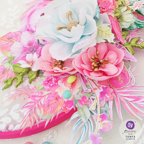 3 Pack - Prima Marketing Paper Flowers 4/Pkg-Postcards From Paradise - Soft Breeze - PC664589 3 Pack - Prima Marketing Paper Flowers 4/Pkg-Postcards From Paradise - Soft Breeze - PC664589