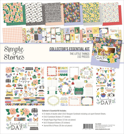 Simple Stories Collector's Essential Kit 12"X12"-The Little Things TLT20202 - 810112382372