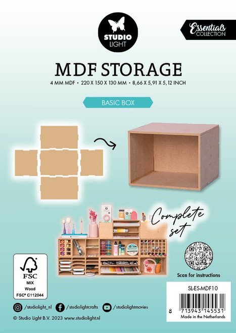 Studio Light MDF Storage Essentials-Nr. 10, Basic Box LESMDF10 - 8713943145531