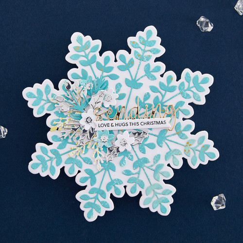 Spellbinders Etched Dies By Bibi Cameron-Snowflake Card Creator S7236