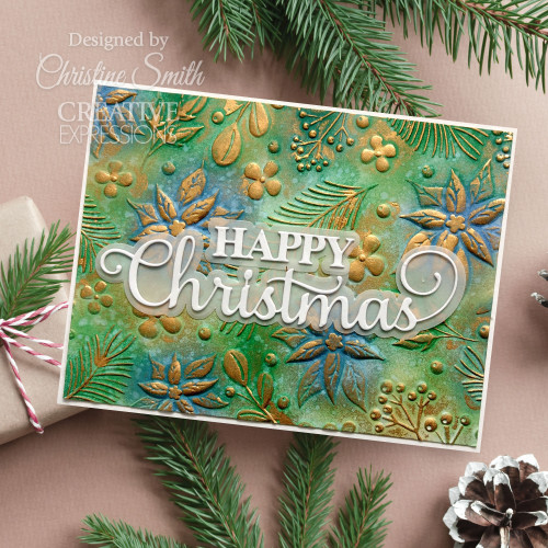 Creative Expressions Companion Colouring Stencil 6"X8" 2/Pkg-Nature's Christmas - CEST129 Creative Expressions Companion Colouring Stencil 6"X8" 2/Pkg-Nature's Christmas - CEST129