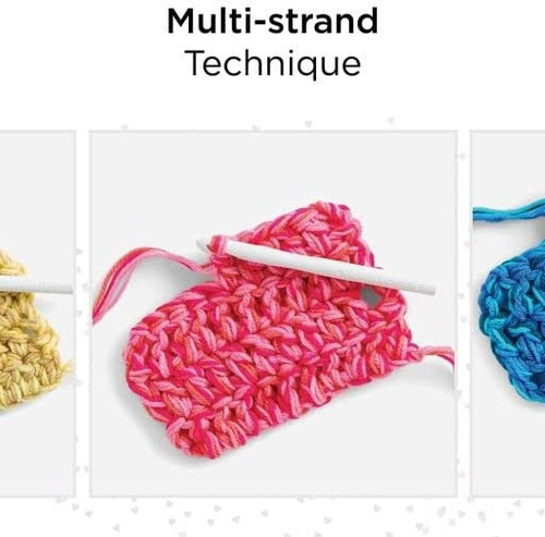 Red Heart Weekend Speedy Crochet Kit-Hot Pink SSKITB
