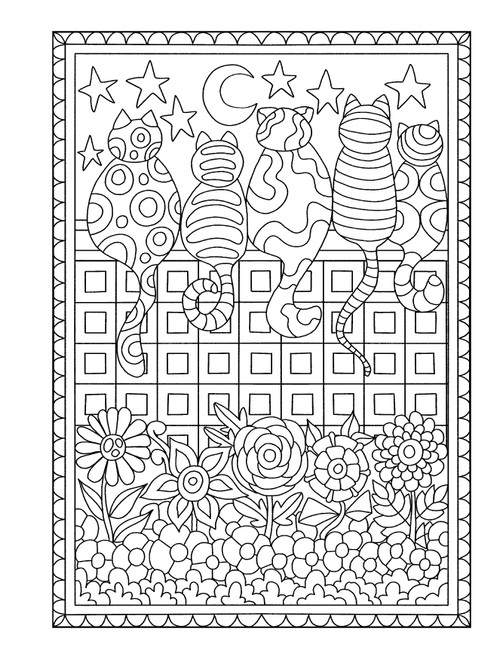 Creative Haven: Whimsical Cats Coloring Book-Softcover B6848662