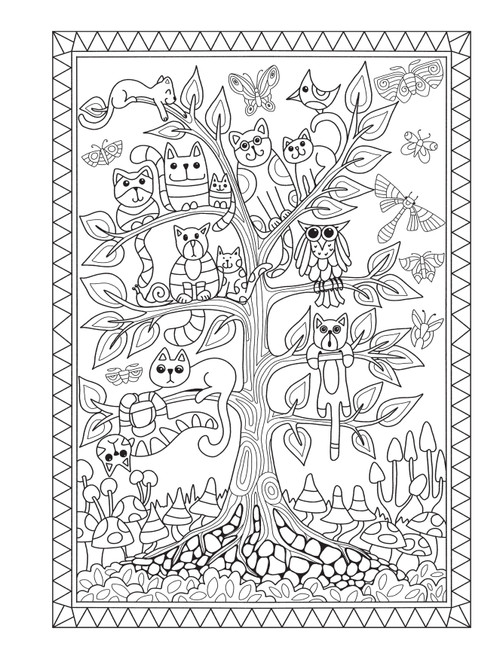 Creative Haven: Whimsical Cats Coloring Book-Softcover B6848662