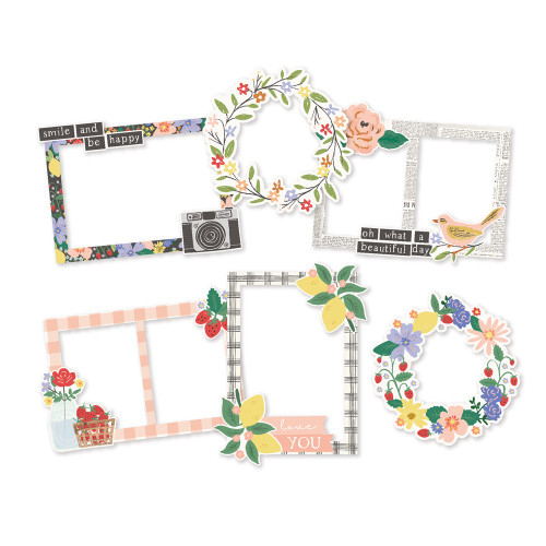 The Little Things Chipboard Frames-6/Pkg TLT20222