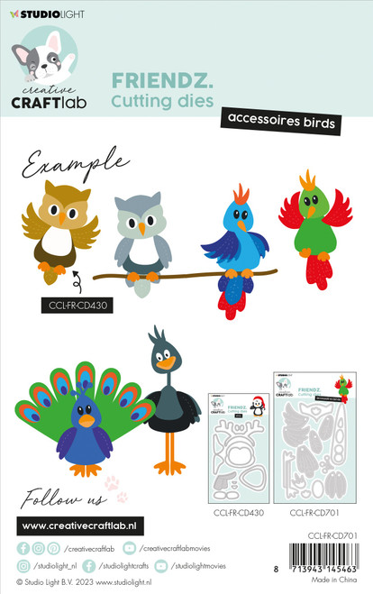 Studio Light Friendz Cutting Die-Nr. 701, Birds - LFRCD701