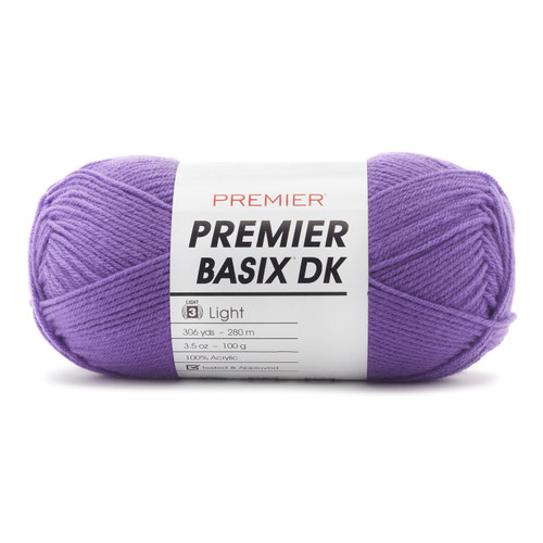 Premier Yarns Basix DK Yarn-Purple 1142-57 - 840166819746