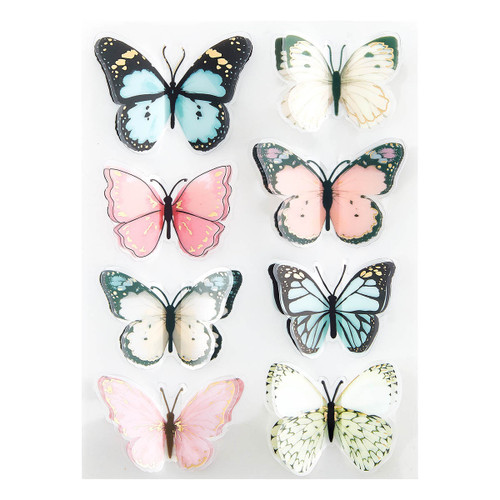 Spellbinders Dimensional Stickers-Butterfly SCS278