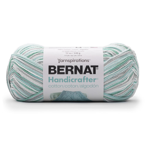 Bernat Handicrafter Cotton Yarn 340g - Ombres-Quiet Sea - 162034-34054 - 057355475212
