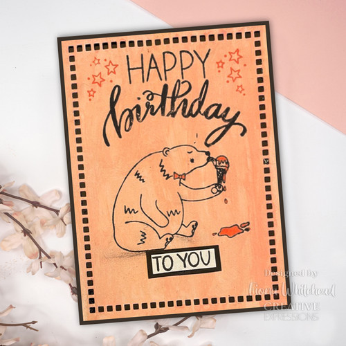 Creative Expressions Designer Boutique Clear Stamps 6"X8"-Musical Birthday UMSDB147
