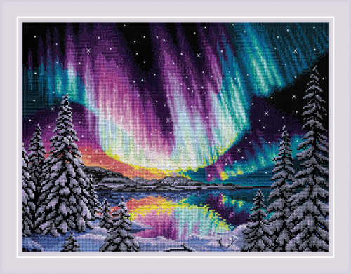 RIOLIS Counted Cross Stitch Kit 15.75"X11.75"-Northern Fairytale (14 Count) - R2038 - 4779046180835
