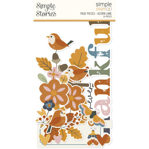 Simple Stories Simple Pages Page Pieces-Acorn Lane SSSPPP-21030 - 810112385540