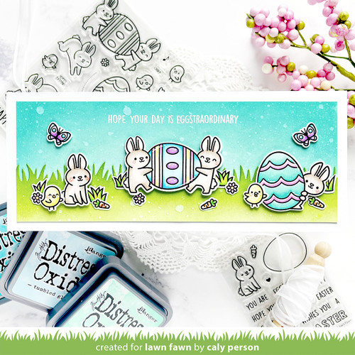 Lawn Fawn Clear Stamps 4"X6"-Eggstraordinary Easter LF3077