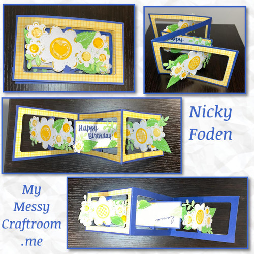 Karen Burniston Dies-Twist Flower Pop-up - KBR1239