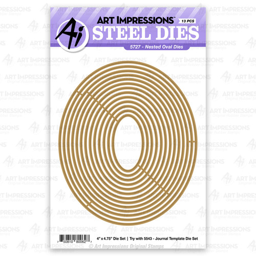 Art Impressions Dies-Nested Oval AI5727 - 750810800627