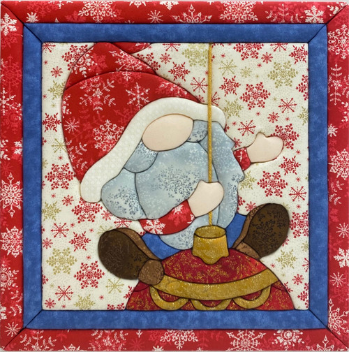 Quilt-Magic No Sew Wall Hanging Kit-Christmas Gnome QM470 - 724180004701