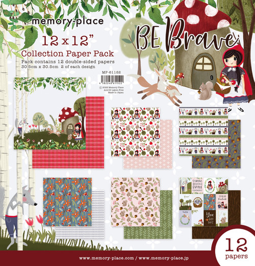 Memory Place Collection Pack 12"X12"-Be Brave - MP-61152 - 4582248611522