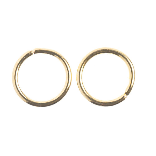 John Bead Jump Ring Round 8mm 118/Pkg-Gold 1401036