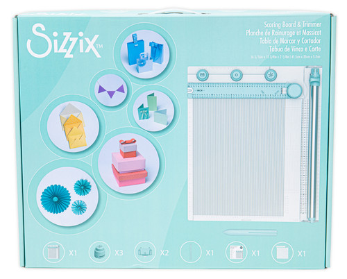 Sizzix Making Tool Scoring Board & Trimmer-9 Pieces 665797