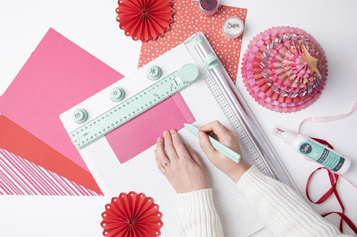 Sizzix Making Tool Scoring Board & Trimmer-9 Pieces - 665797 Sizzix Making Tool Scoring Board & Trimmer-9 Pieces - 665797