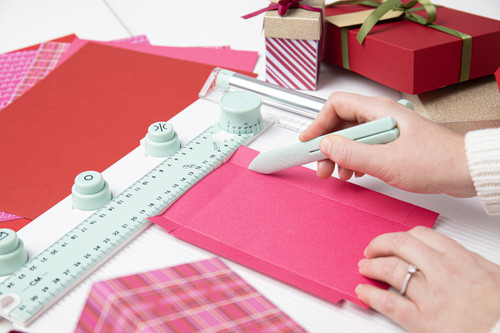 Sizzix Making Tool Scoring Board & Trimmer-9 Pieces - 665797 Sizzix Making Tool Scoring Board & Trimmer-9 Pieces - 665797