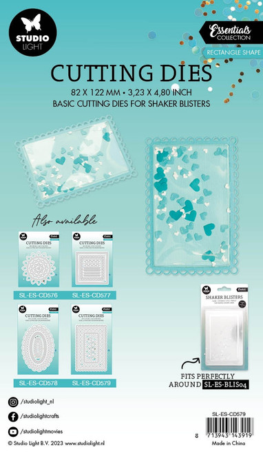 Studio Light Essentials Cutting Die-Nr. 579, Rectangle Shape - LESCD579 Studio Light Essentials Cutting Die-Nr. 579, Rectangle Shape - LESCD579