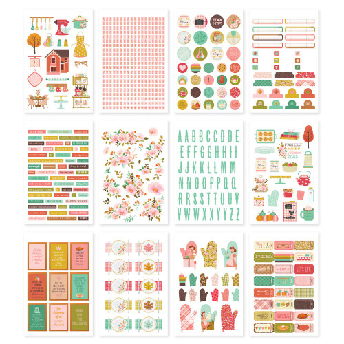 Simple Stories Sticker Book 12/Sheets-What's Cookin'? - WC21123
