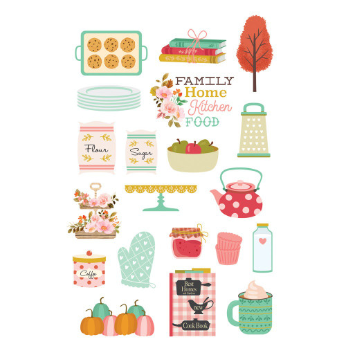 Simple Stories Sticker Book 12/Sheets-What's Cookin'? - WC21123 Simple Stories Sticker Book 12/Sheets-What's Cookin'? - WC21123
