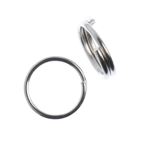 John Bead Split Ring 6mm 142/Pkg-Silver 1401018
