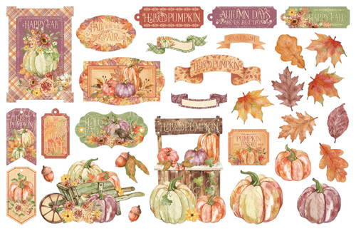 Graphic 45 Ephemera Die-Cut Assortment-Hello Pumpkin G4502720