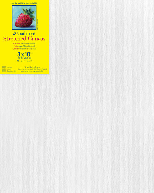 Strathmore 300 Series Traditional Stretch Canvas-8"X10" - P31308 - 012017313080