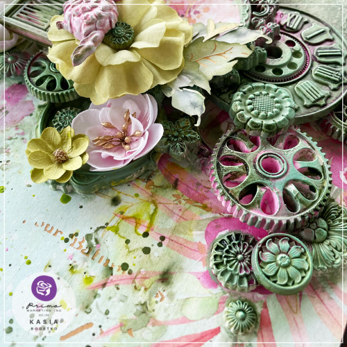 Prima Marketing Chipboard Stickers 49/Pkg-Postcards From Paradise, W/Foil Accents PC662288