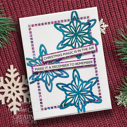 Creative Expressions Wordies Sentiment Sheets 6"X8" 4/Pkg-Season's Greetings CEW021