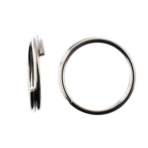 John Bead Split Ring 10mm 100/Pkg-Silver 1401145