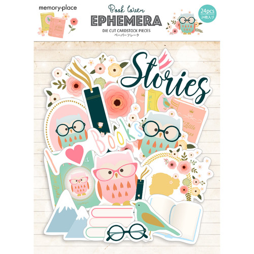 Book Lover Ephemera Cardstock Die-Cuts 24/PkgMP-61173 - 4582248611737