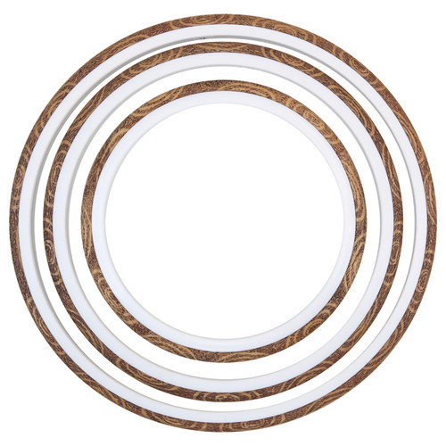 Anchor Faux Wood Round Embroidery Hoop 8"A4407008