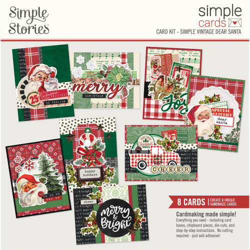 Simple Stories Simple Cards Card Kit-Simple Vintage Dear Santa SVD20836 - 810112384543