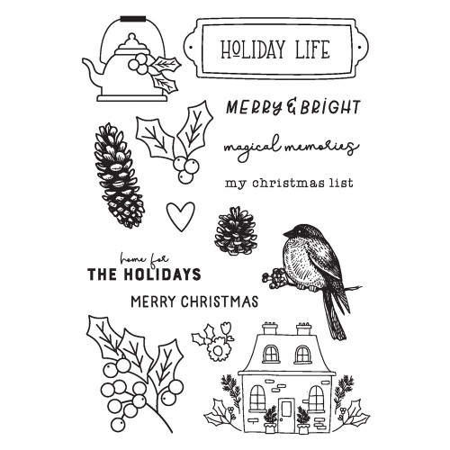 The Holiday Life Photopolymer Clear StampsTHL20516