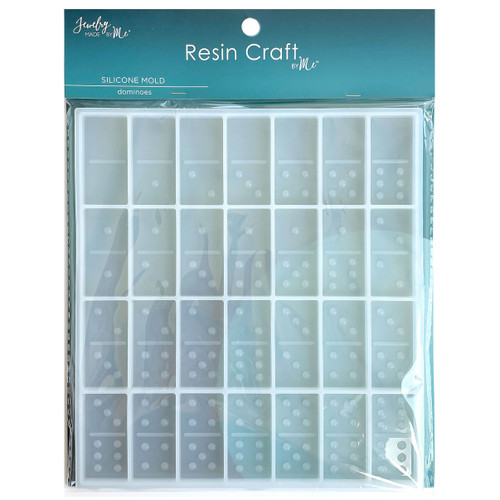 Jewelry Made By Me Resin Craft Silicone Mold-Dominoes - R4220110 - 842702198148