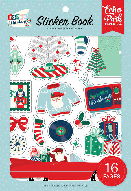 Echo Park Sticker Book-Happy Holidays PH327029 - 691835223216