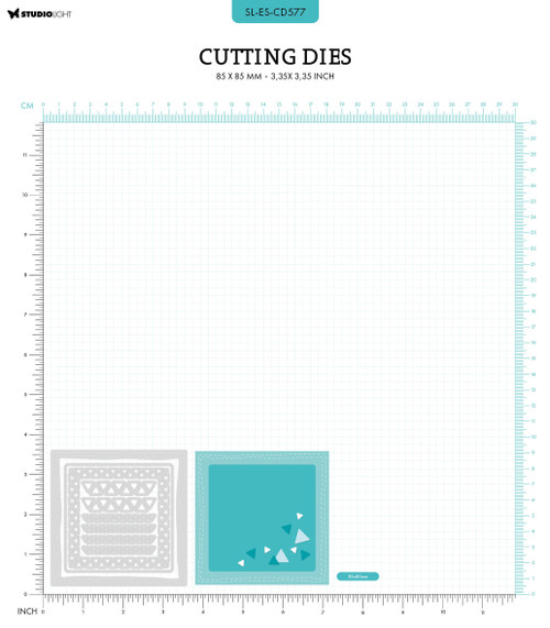 Studio Light Essentials Cutting Die-Nr. 577, Square Shape LESCD577