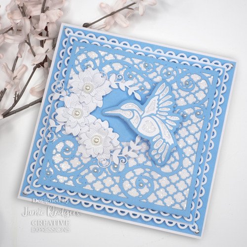 Creative Expressions Craft Dies By Jamie Rodgers-Dragonfly Trellis Aperture CEDJR056