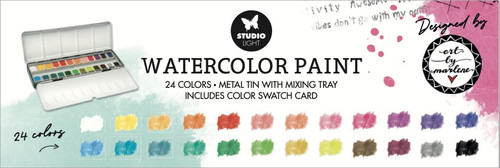 Studio Light Essentials Watercolor Paint 24/Pkg-Nr.02 - SLESWC02