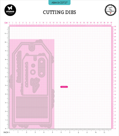 Art By Marlene Signature Collection Cutting Die-Nr. 727, Tag-tastic MSICD727