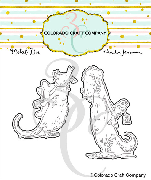 Colorado Craft Company Metal Die Set-Gift ExchangeBy Anita Jeram C3AJ825D - 810043858250