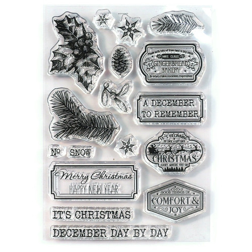 Elizabeth Craft Clear Stamps-December to Remember ECCS311 - 810003537669