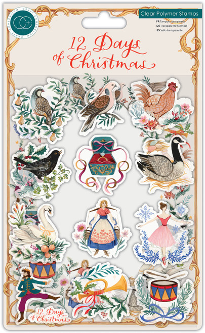 Craft Consortium Clear Stamps 6"X8"-12 Days of Christmas CSTMP091 - 5060921931598